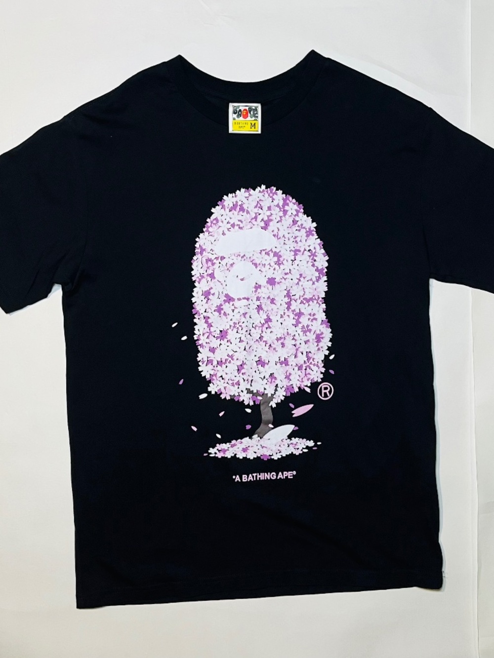 BAPE A Bathing Ape Sakura Blossom Tee Mens M